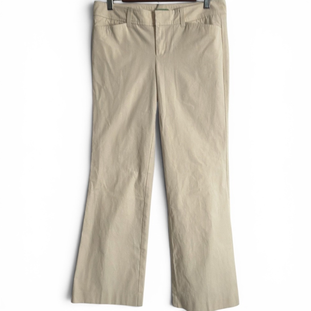 Lilly Pulitzer Palm Beach Fit Khaki Pants‎ Womens 8 Preppy Stretch Bootcut Chino